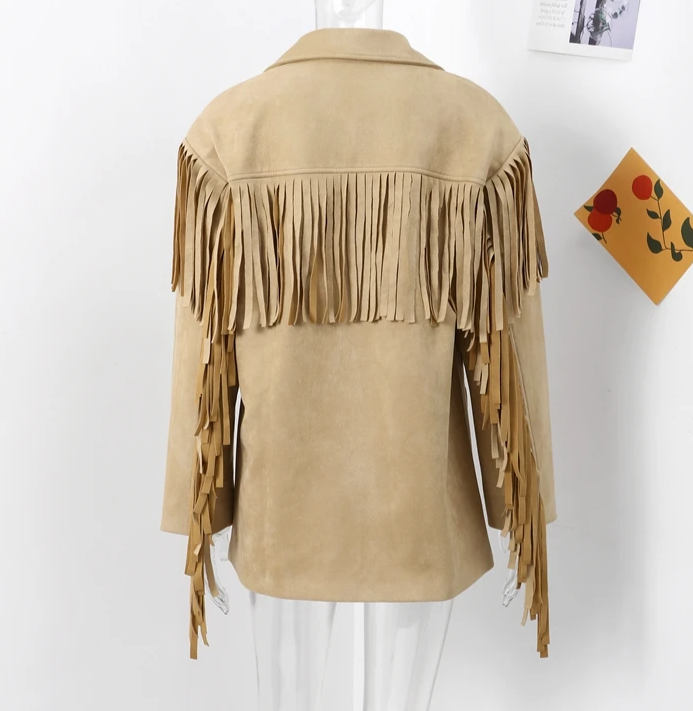 Fringe Lapel Jacket