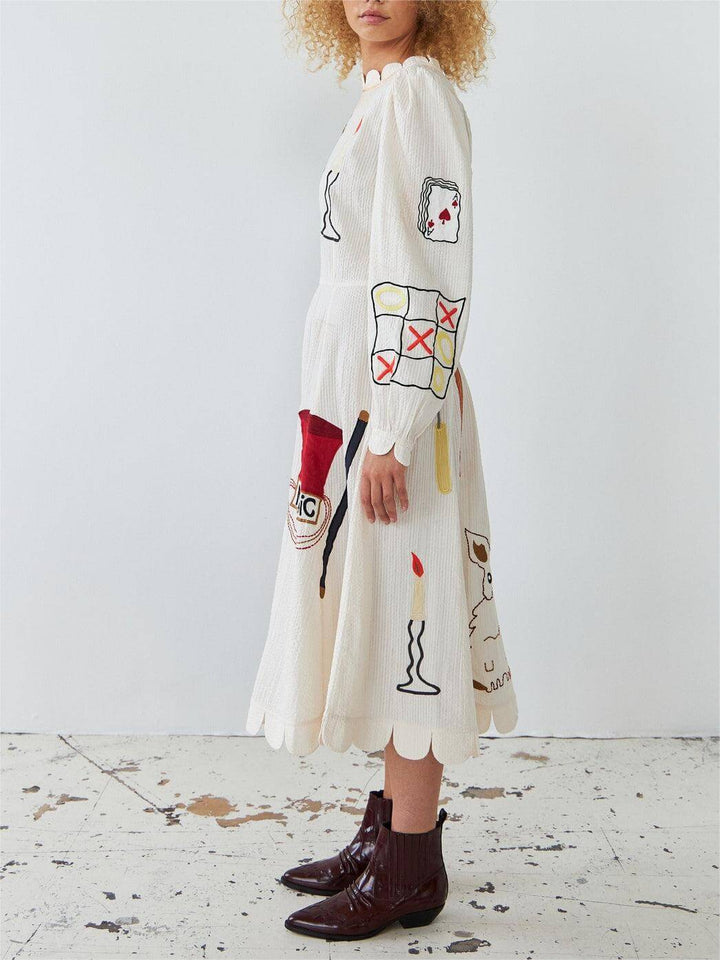 Circus World Printed Midi Dress