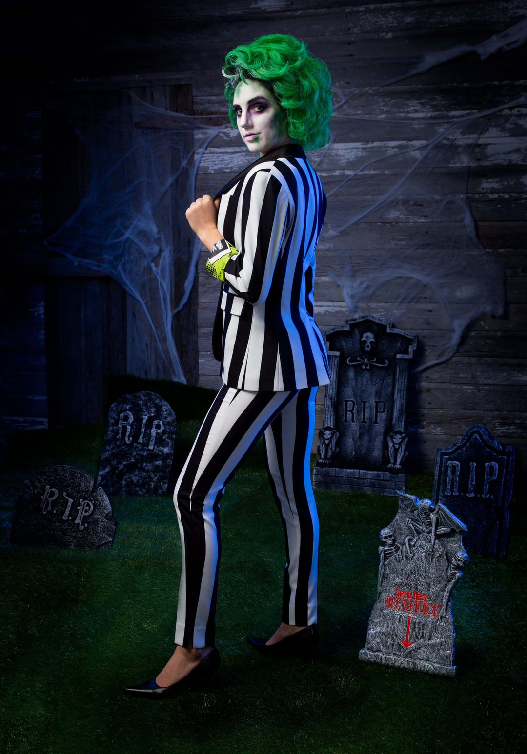 Halloween Beetlejuice Track Jacket