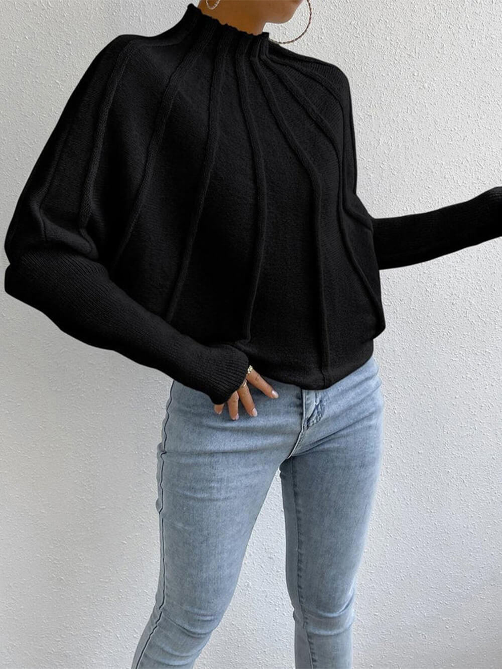 Enkel Dolman sleeve tröja