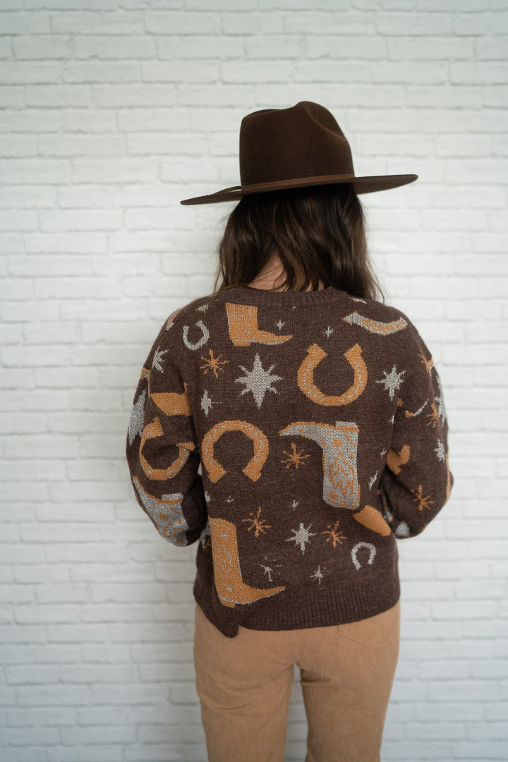 Western Cowgirl's Dreams-sweater