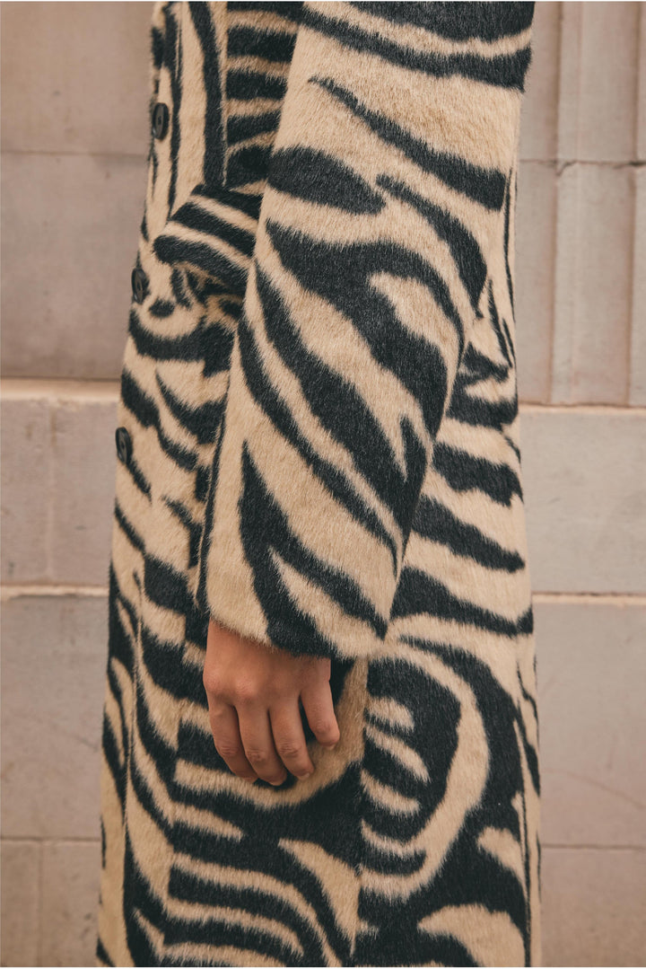 Zebra Print Coat