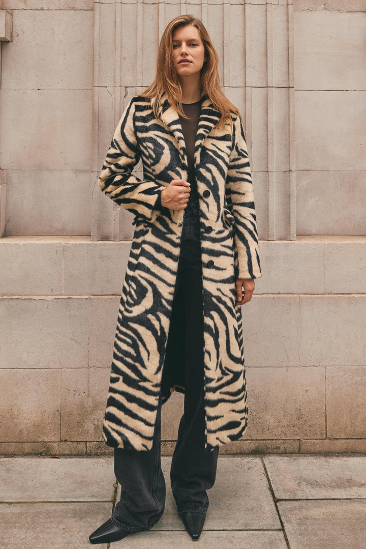 Zebra Print Coat