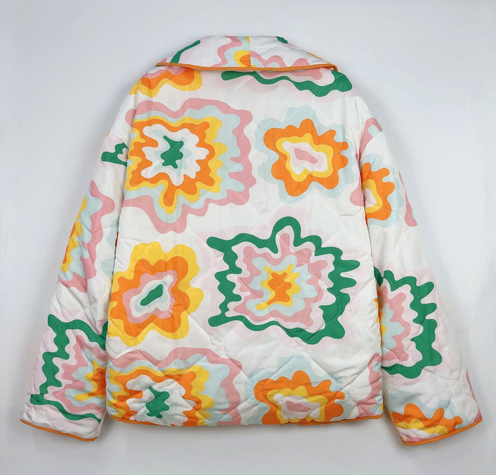 Elma Printed Quilted Jacket