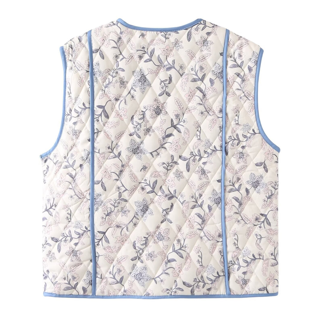 Fashion Printed Padded Waistcoat