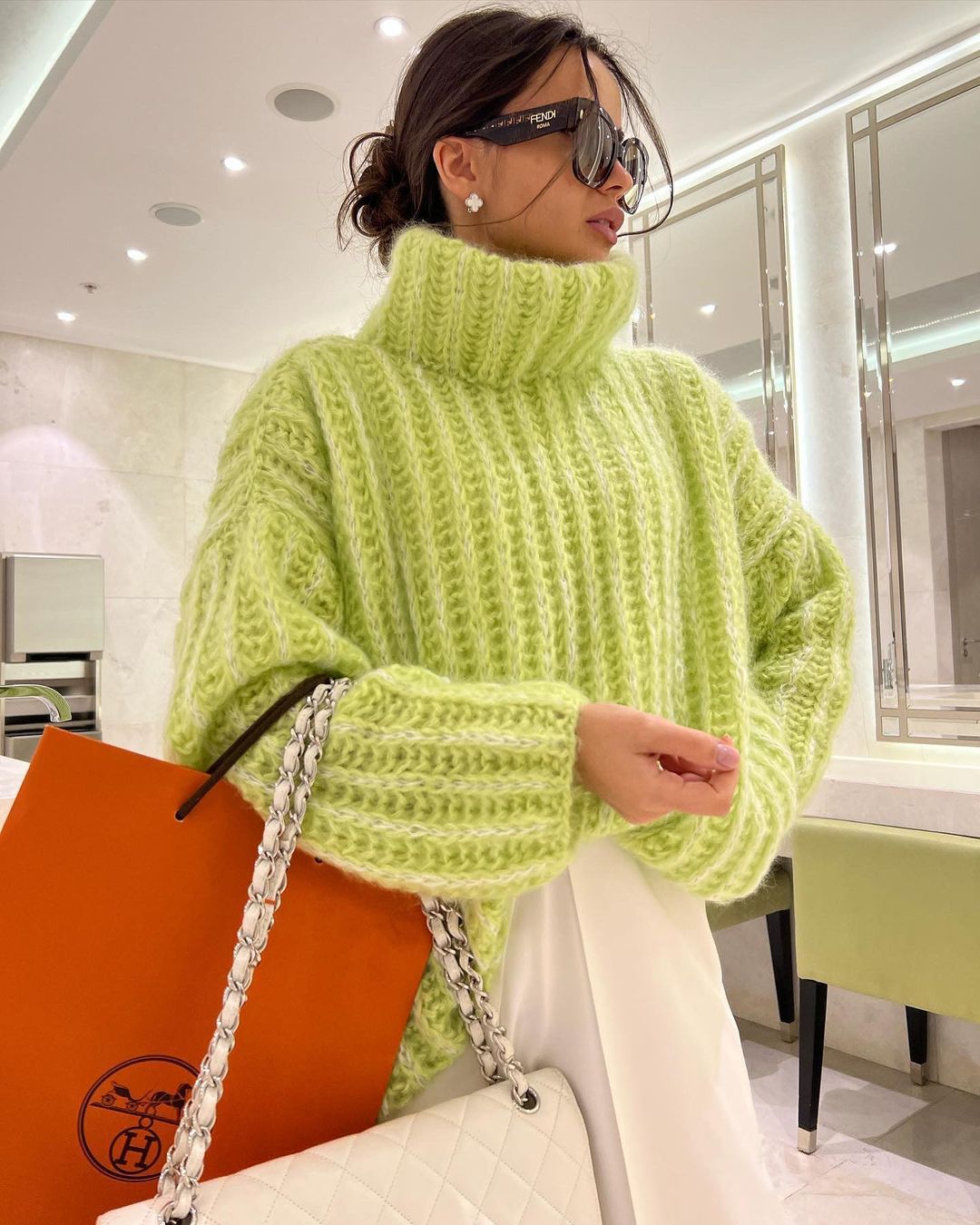 Solid Color Long Sleeve Sweater