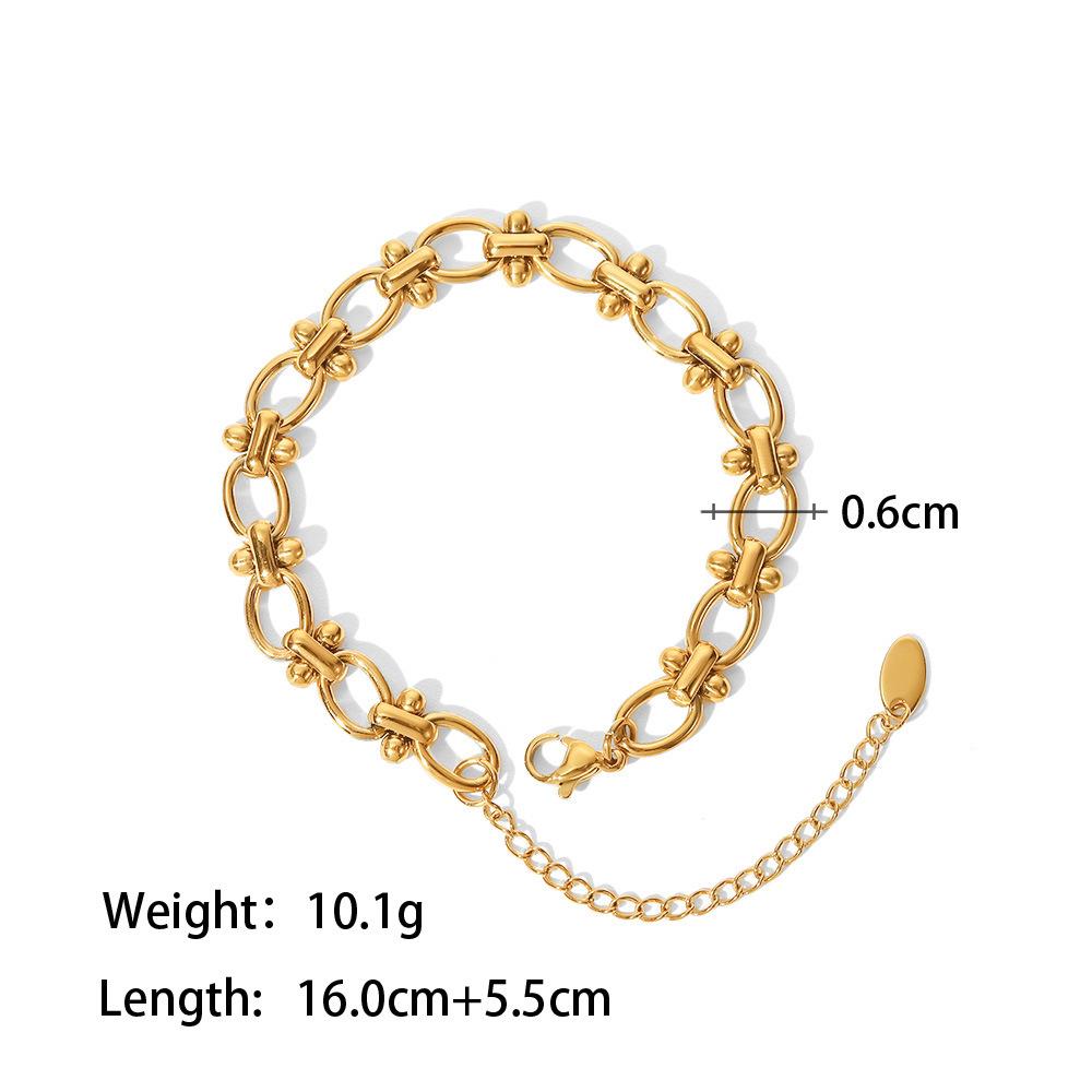 Zircon Bramble Chain Bracelet