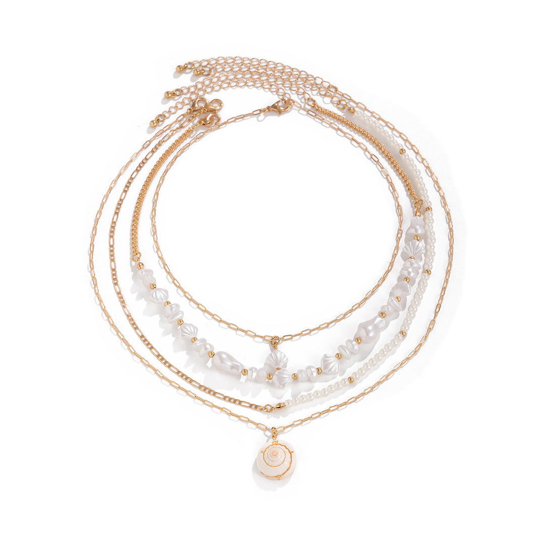 Irregular Pearl Shell Necklace