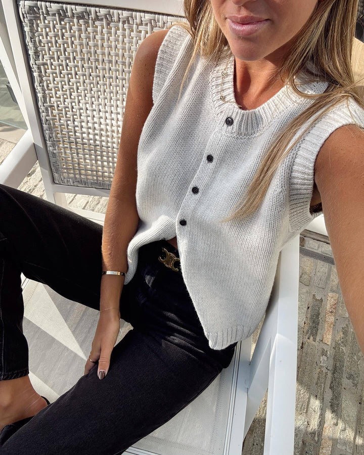 Knit Sleeveless Vest