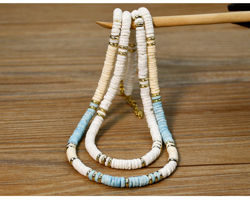 Sea Shell Beaded Necklace