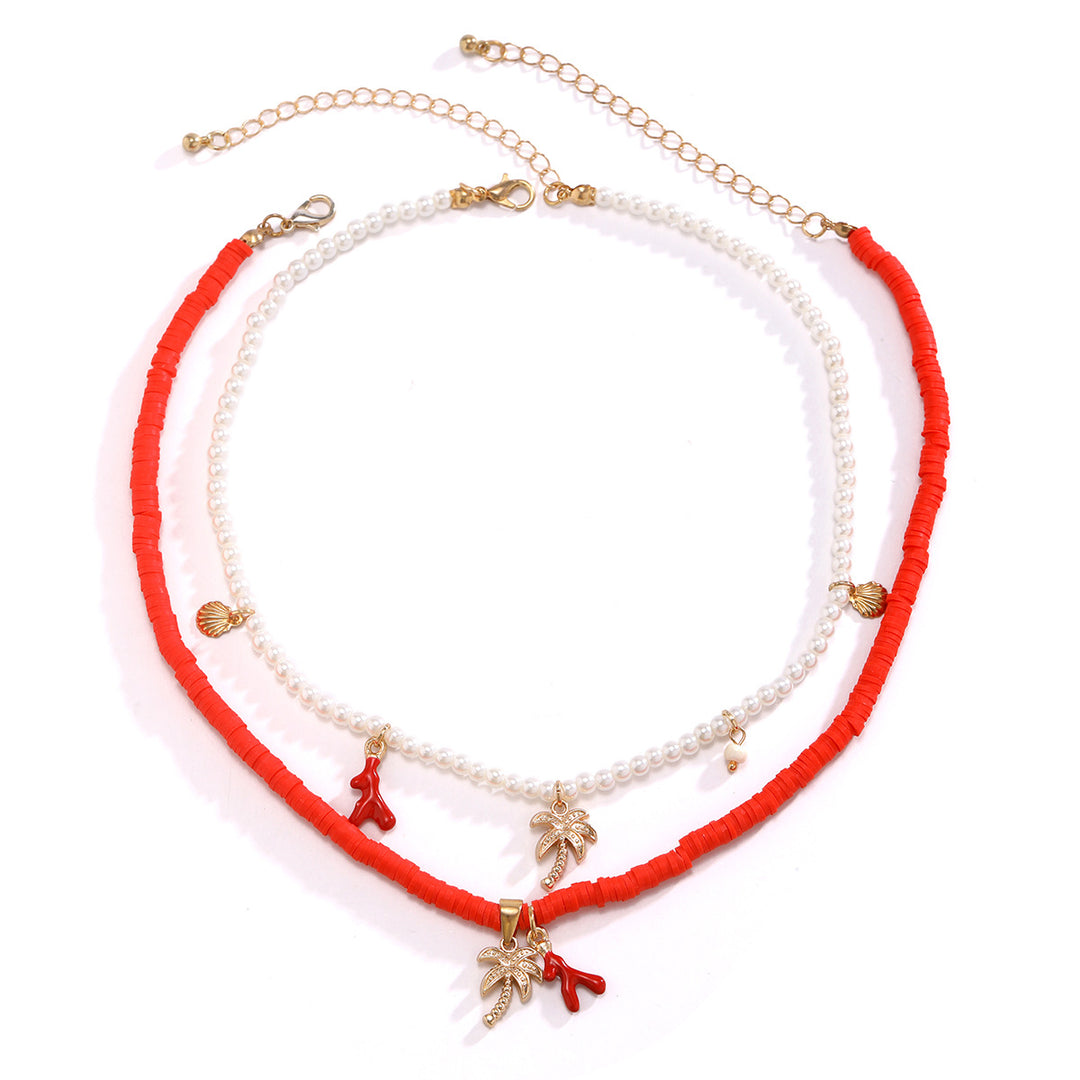 Tahiti Sunset Pearl Beach Necklace