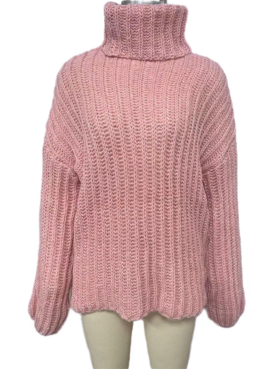 Solid Color Long Sleeve Sweater