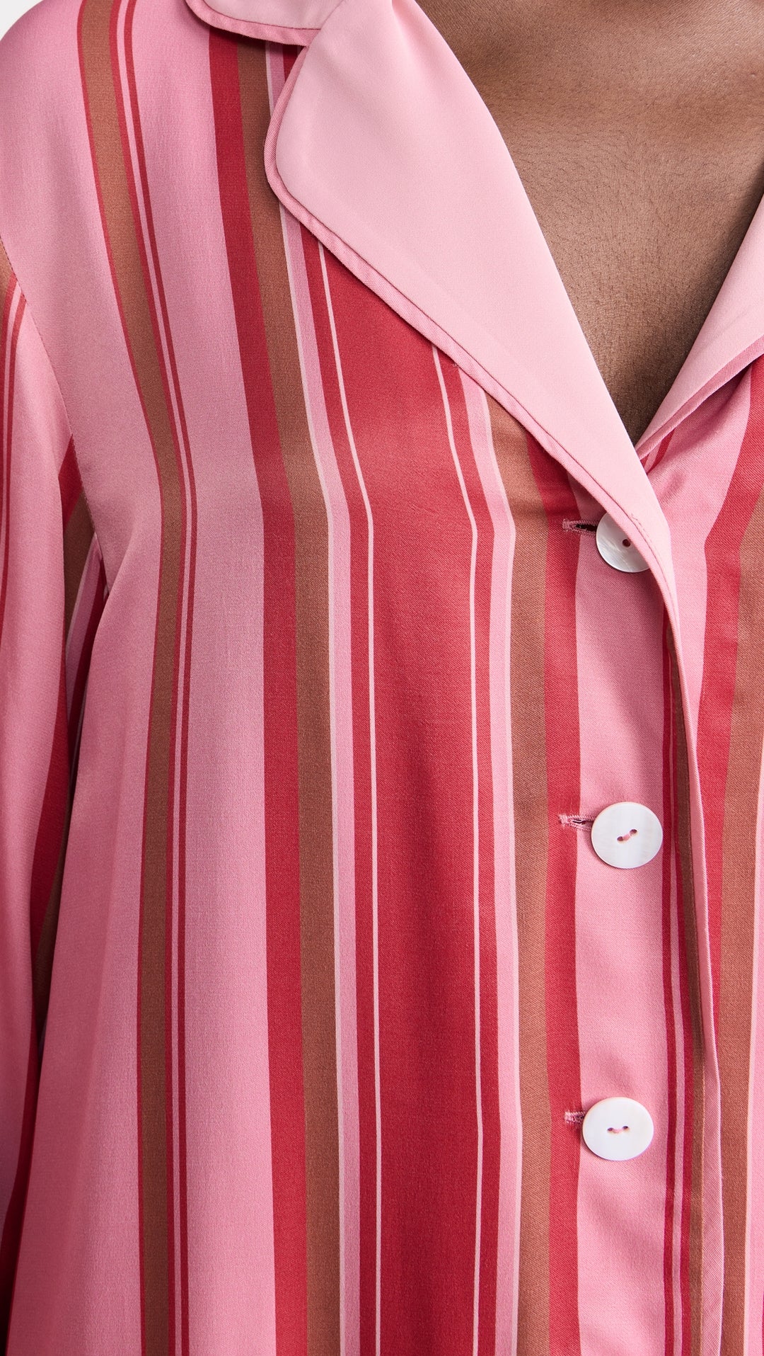 Party Pajama with Detachable Feathers in Pink Stripes