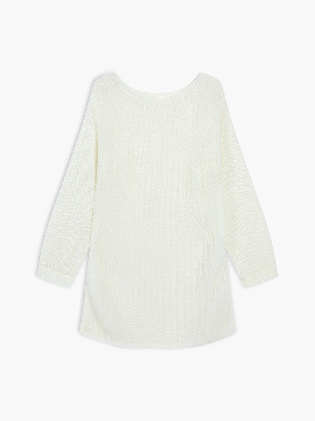 Open Knit Oversized Sweater