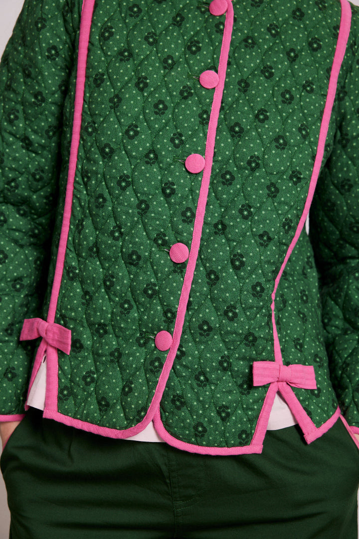 Green Life Pink Bow Jacket