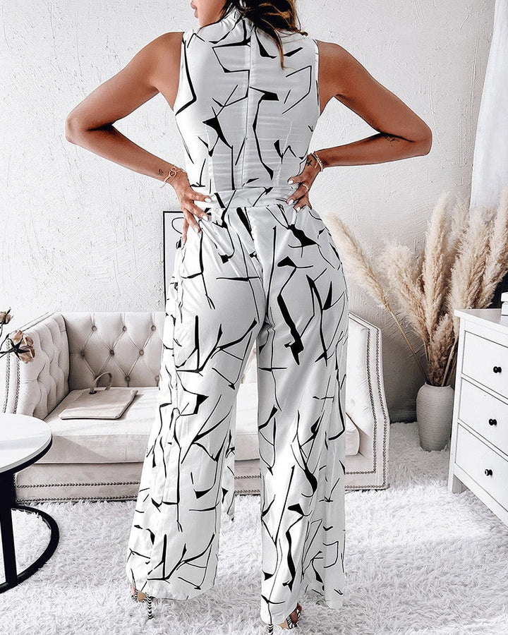 Sleeveless Skinny Ladies Jumpsuit