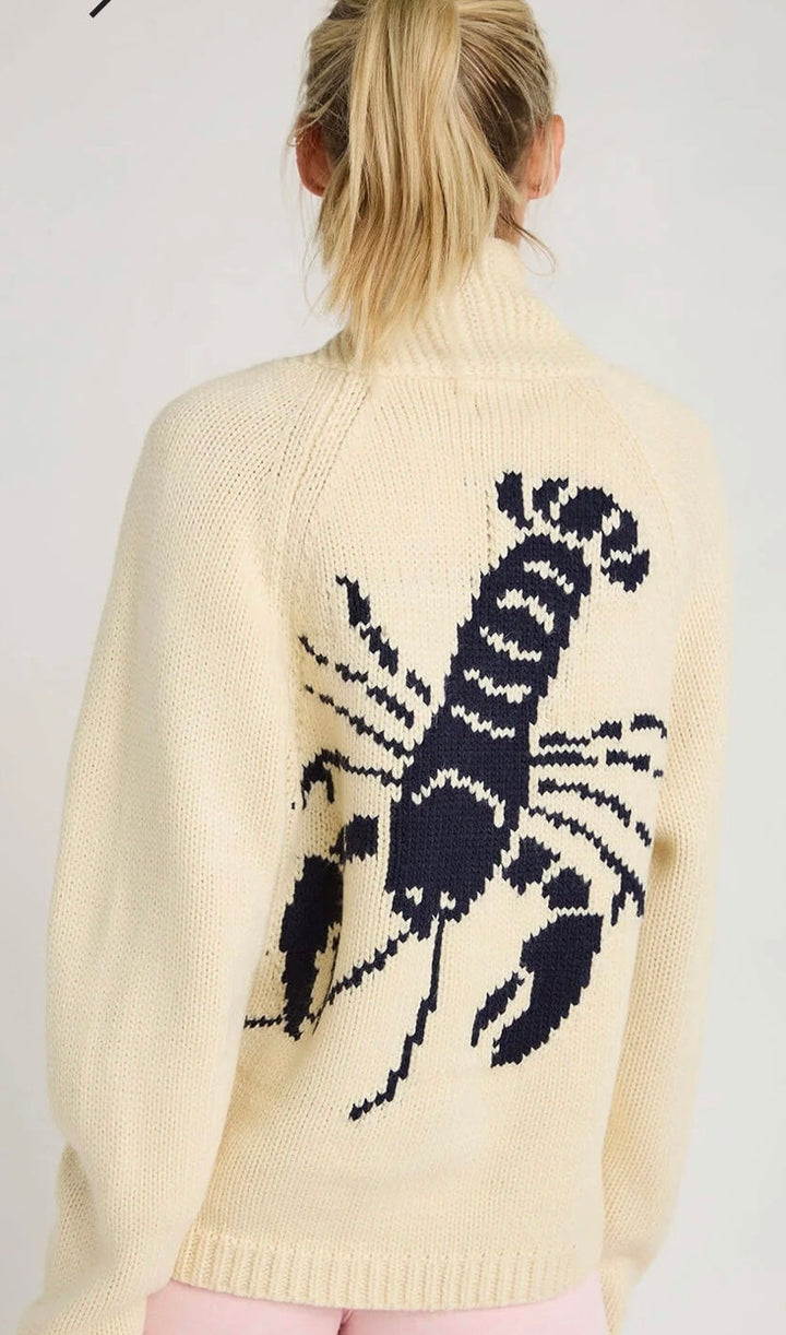 Ivory/White Lobster Cardigan