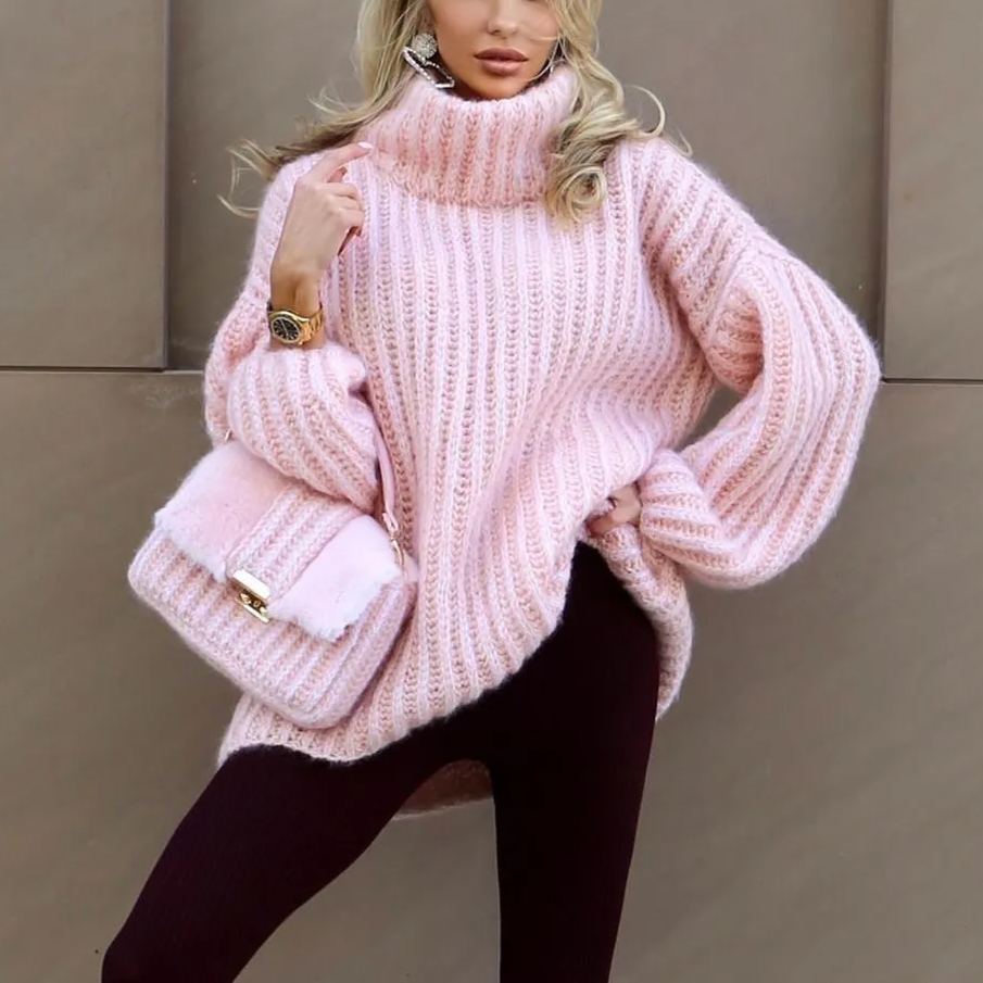 Solid Color Long Sleeve Sweater