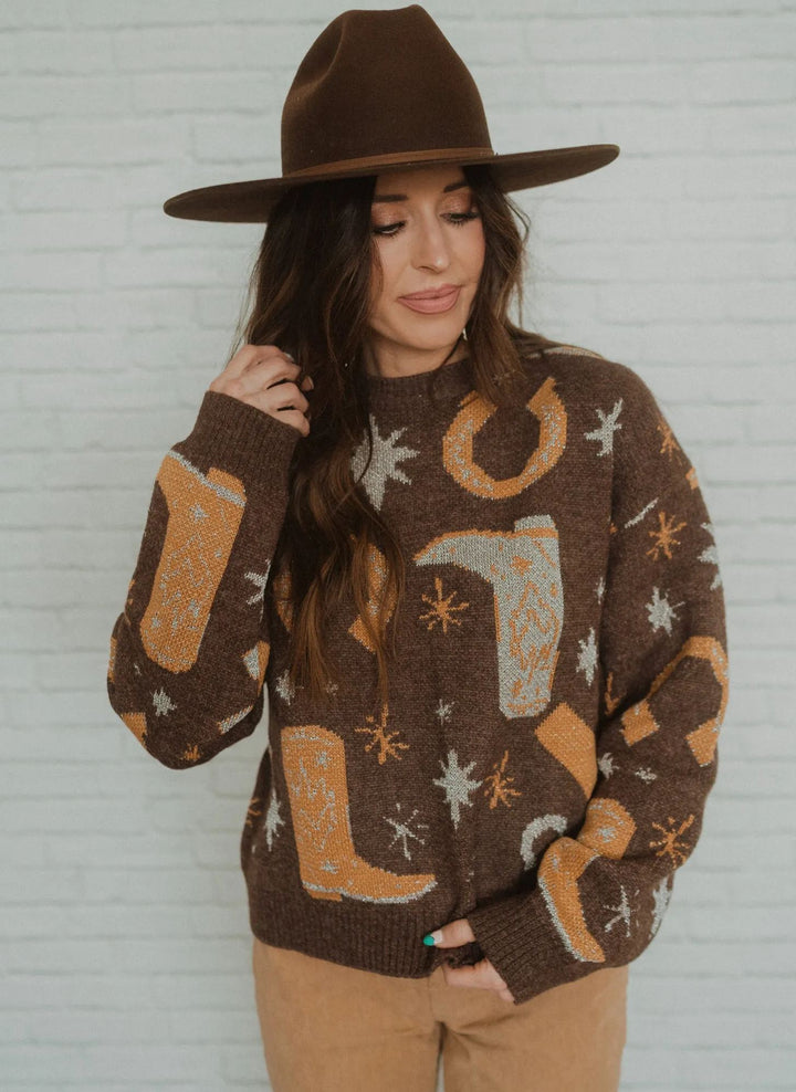 Western Cowgirl's Dreams-sweater