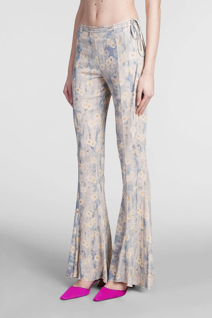 Printed Flare Pants