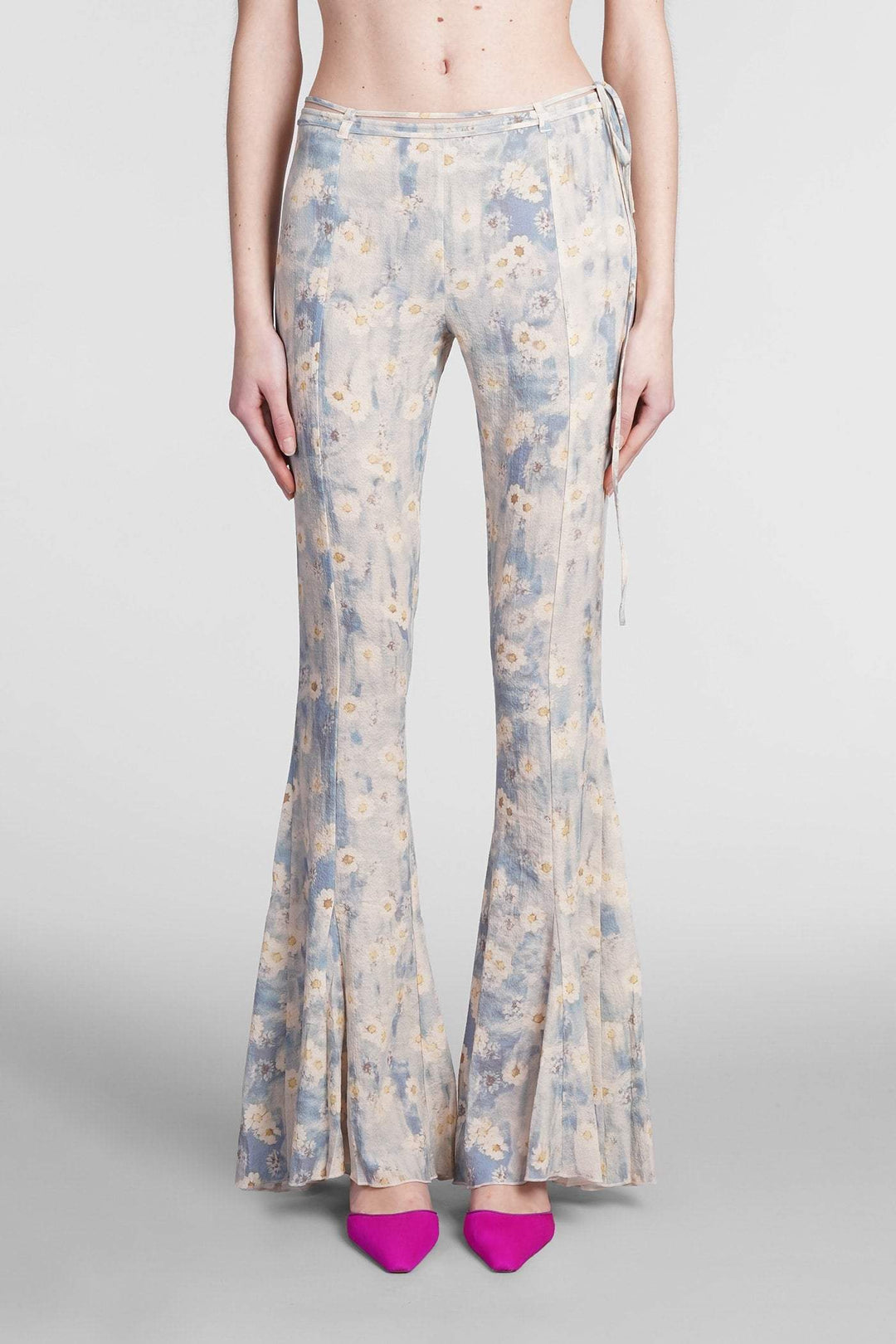 Printed Flare Pants