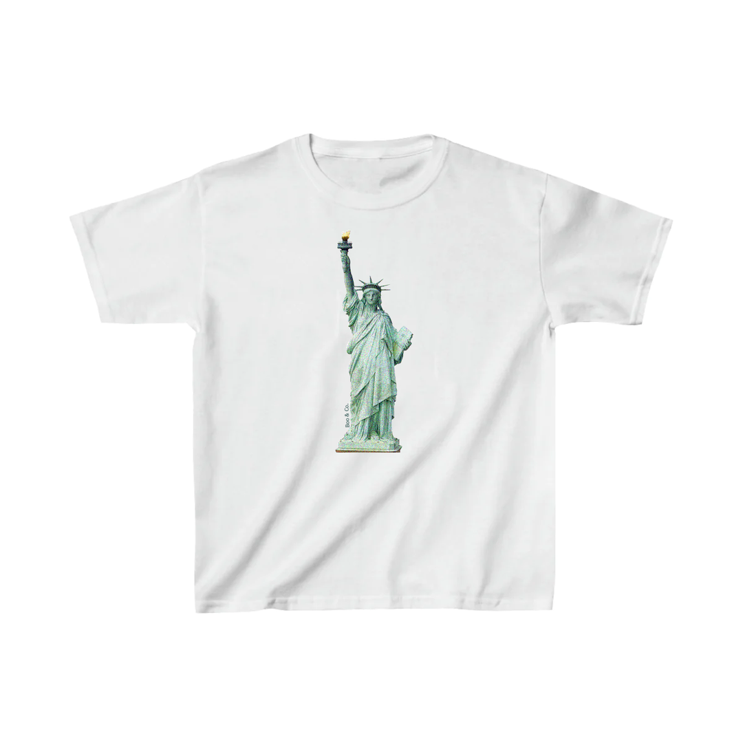 Maglietta larga Lady Liberty